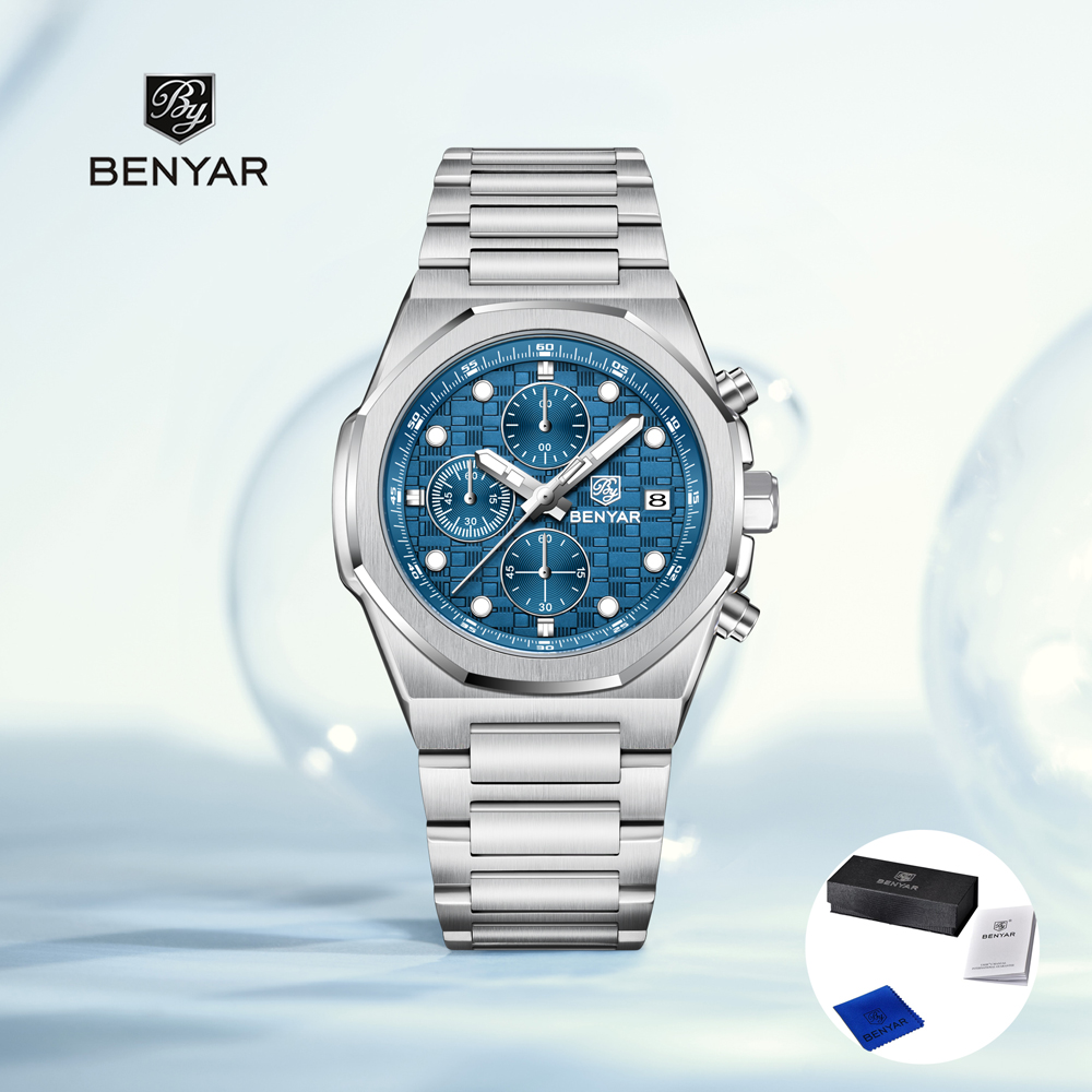 Luxury Watch Organizer For Men - 2025 nuevos relojes BENYAR para hombre,