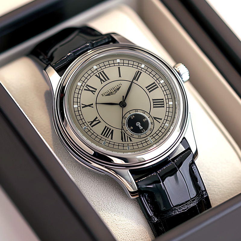 Luxury Watch Square - Reloj para Hombre, Clásico, Elegante, Casual,