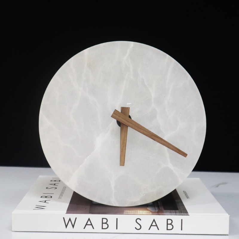Table Watch Luxury - Reloj de mesa de mármol, relojes