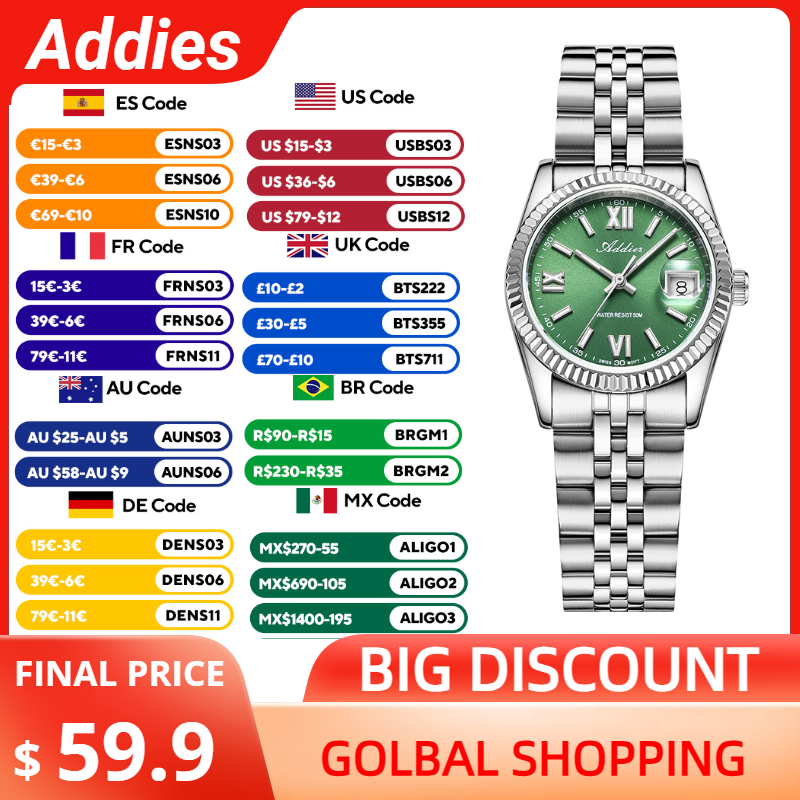 Ladies Luxury Watch - Reloj de lujo Addies de alta