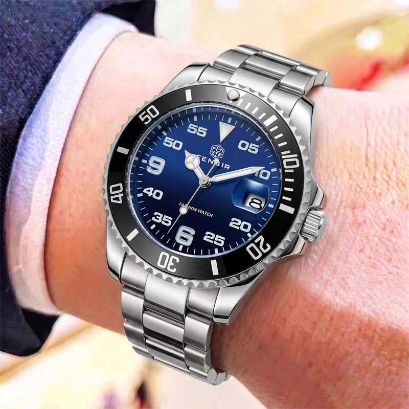 Luxury Watch Makes - Reloj clásico de cuarzo para hombre