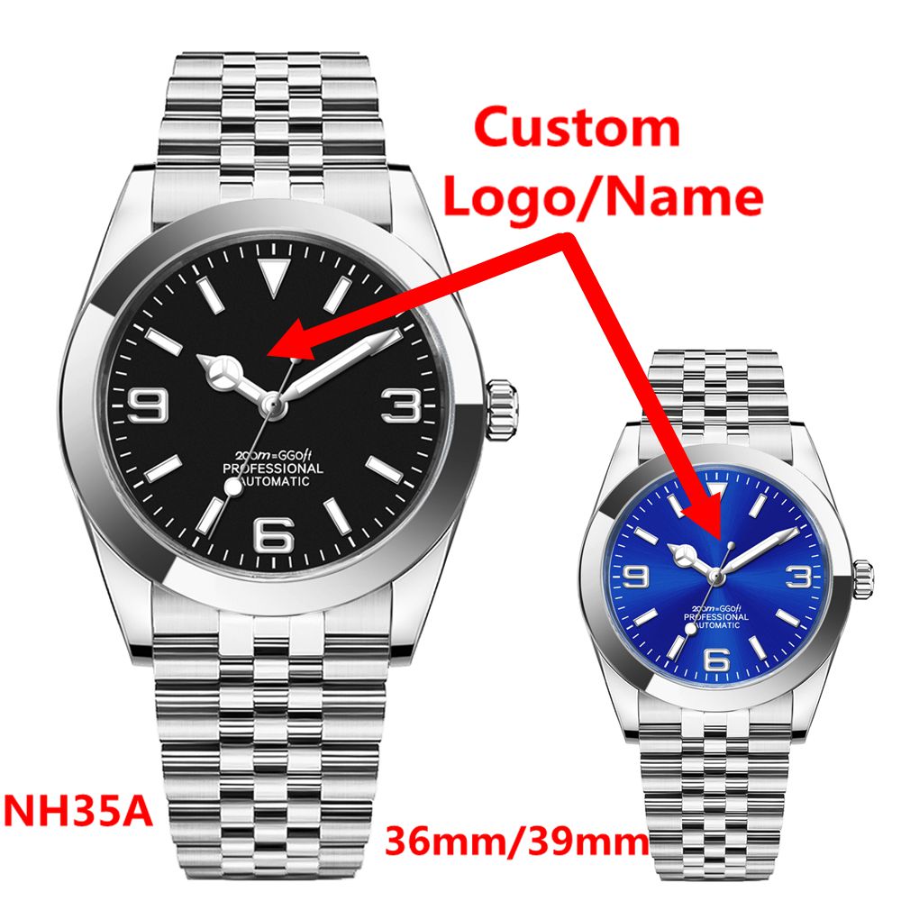 Luxury Watch Logos - Reloj NH35 de Lujo con Logotipo