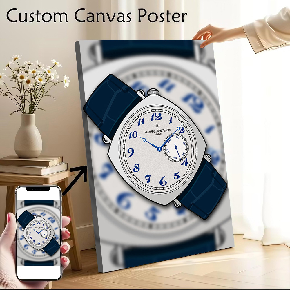 Luxury Watch Vacheron Constantin - Póster Impreso en Lienzo con Diseño
