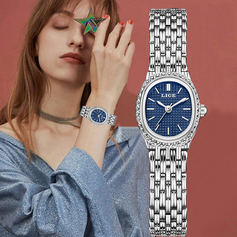Ladies Luxury Watch - Reloj LIGE de cuarzo de lujo