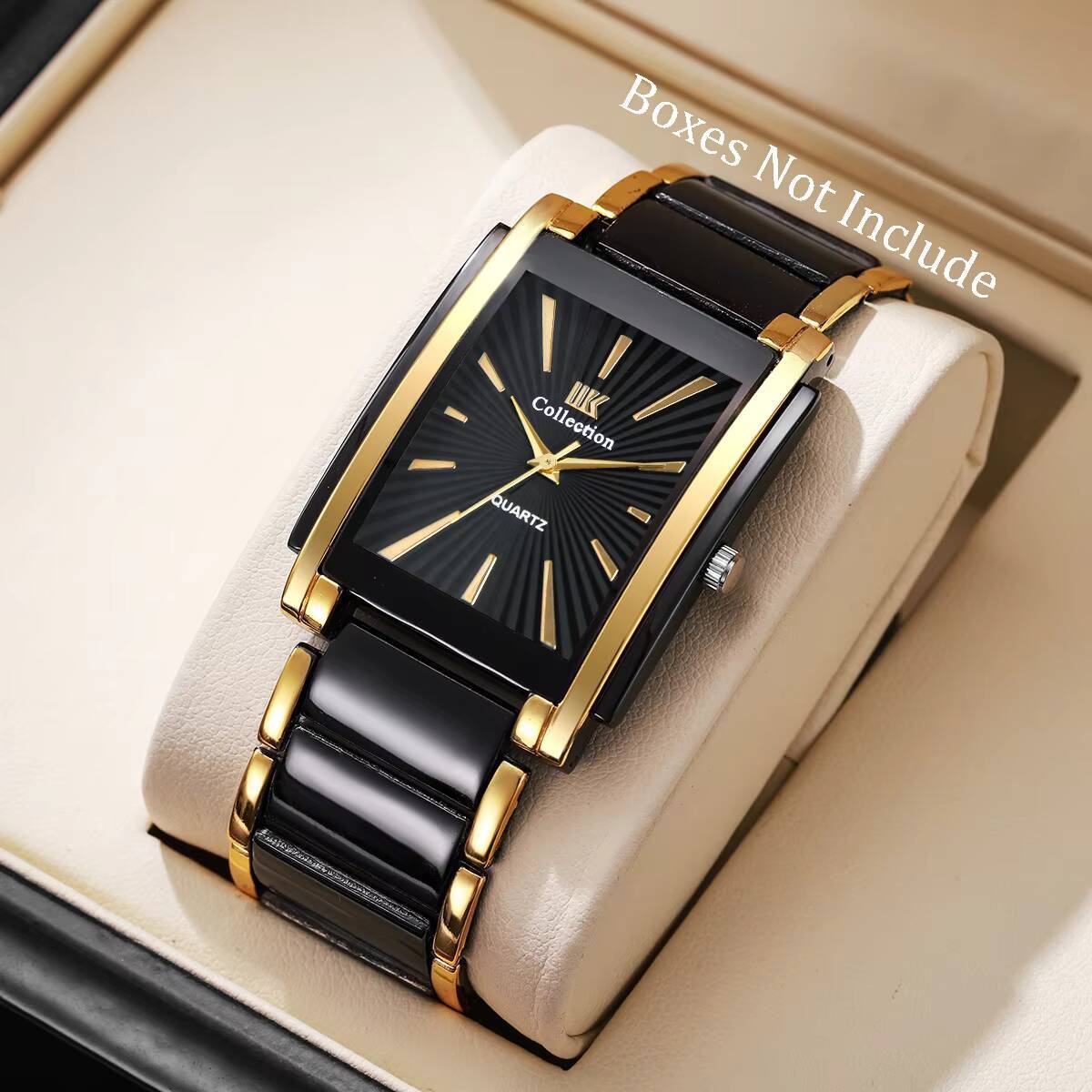 Luxury Watch Organizer For Men - Relojes de negocios rectangulares de lujo