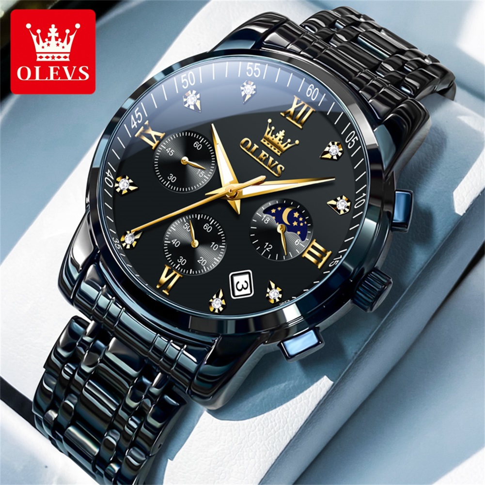 Luxury Watch Logos - OLEVS Relojes populares para hombre, reloj