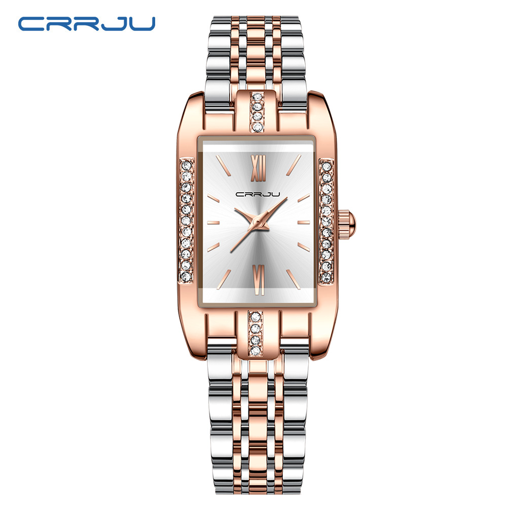 Luxury Watch Square - Reloj cuadrado de lujo CRRJU para