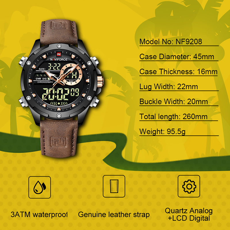 Luxury Watch Low Price - Nuevo Reloj NAVIFORCE para Hombre, Cuarzo,