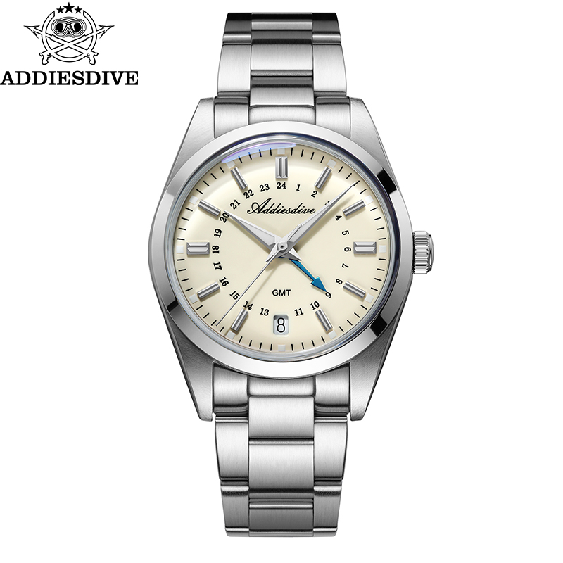 Luxury Watch Logos - ADDIESDIVE marca novedosa 36mm reloj GMT