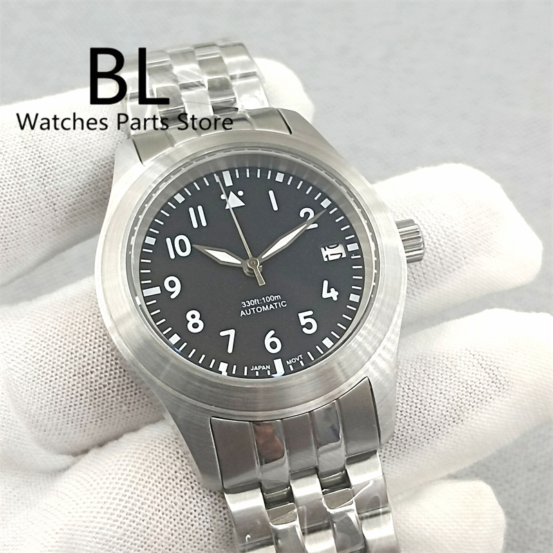 Luxury Watch Green Dial - BLIGER 36mm/39mm estilo piloto NH35 reloj