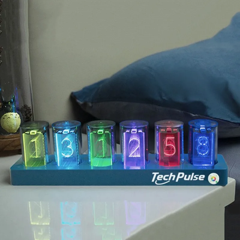 Table Watch Luxury - Reloj de Mesa con Tubos Nixie,