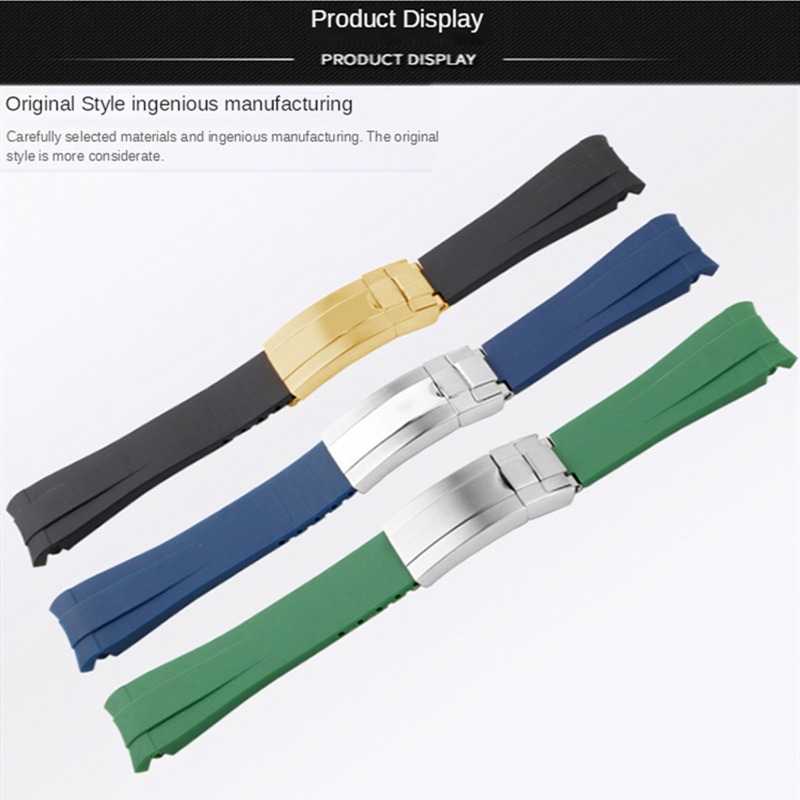 Correa de Reloj de Silicona de - Luxury Watch Green Dial reseña y precio