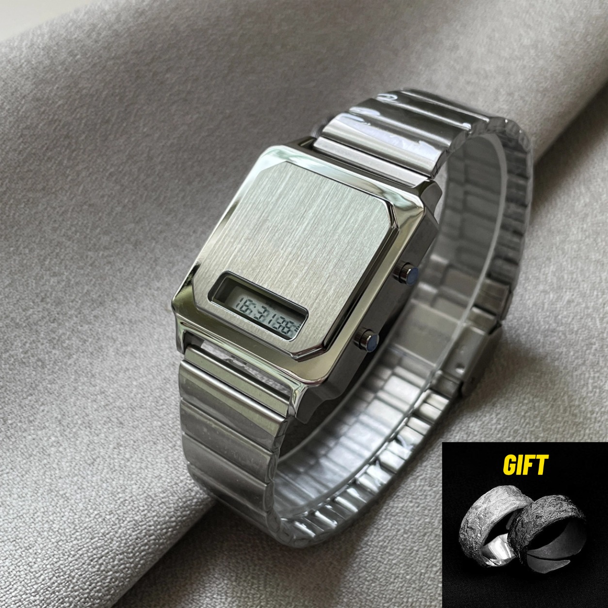 Reloj Electrónico Cuadrado CIL - Luxury Watch Low Price reseña y precio