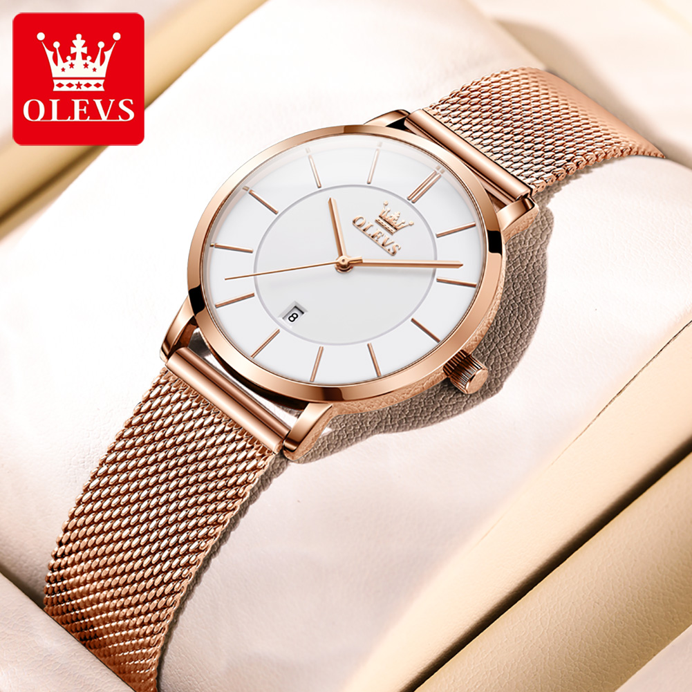 OLEVS reloj de mujer 5869 eleg - Luxury Watch Logos reseña y precio