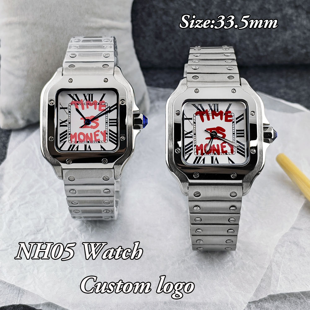 Nuevo reloj cuadrado NH05, rel - Luxury Watch Logos reseña y precio