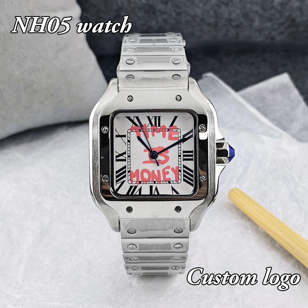Nuevo reloj cuadrado NH05, rel - Luxury Watch Logos reseña y precio