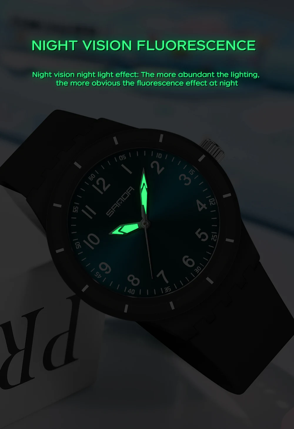 SANDA 9075 Reloj de cuarzo lig - Luxury Watch Shop reseña y precio