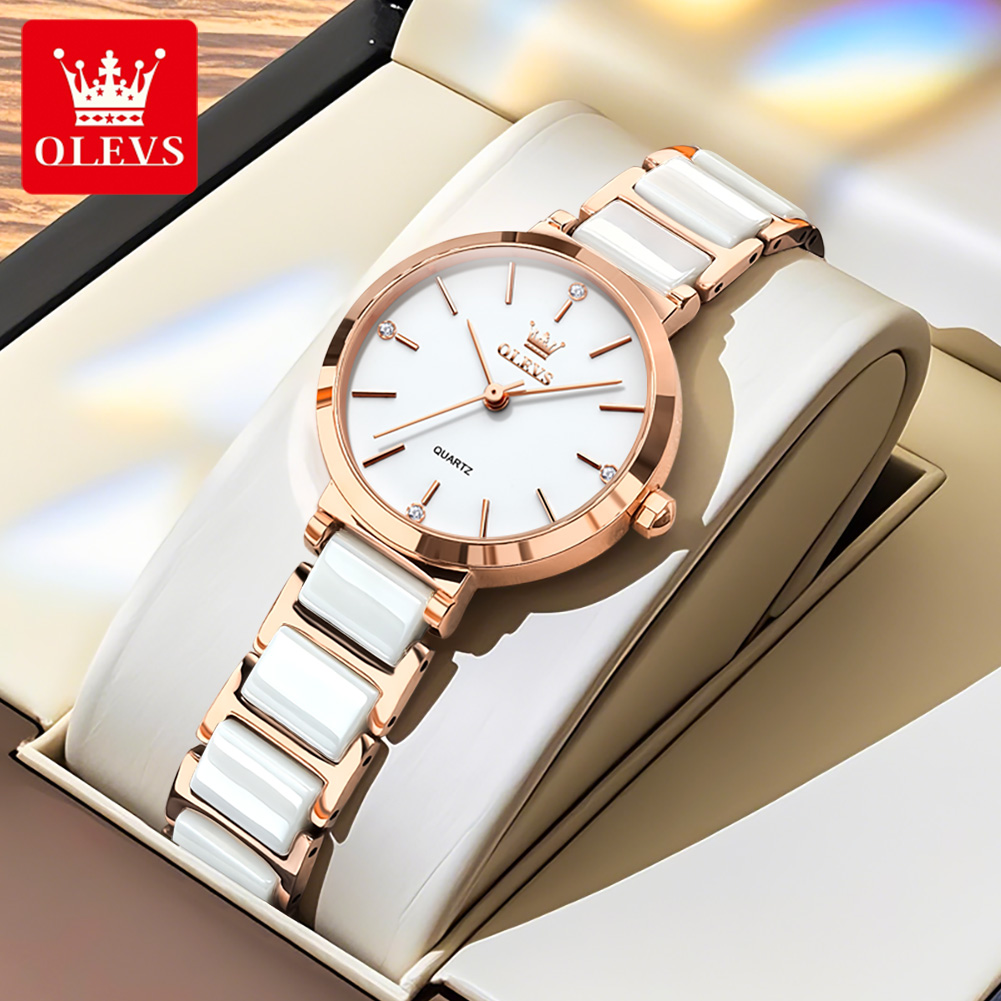 OLEVS Reloj de mujer 5877 Relo - Luxury Watch Logos reseña y precio