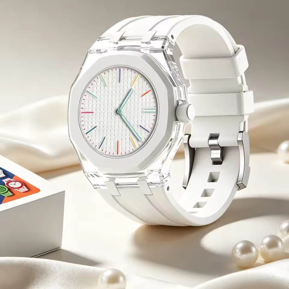 Funda transparente + correa de - Luxury X I Watch reseña y precio