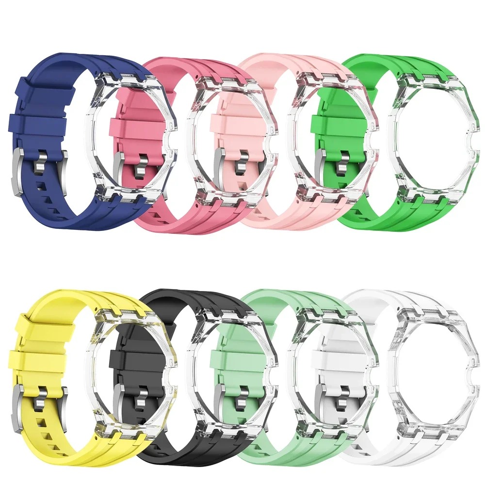 Funda transparente + correa de - Luxury X I Watch reseña y precio