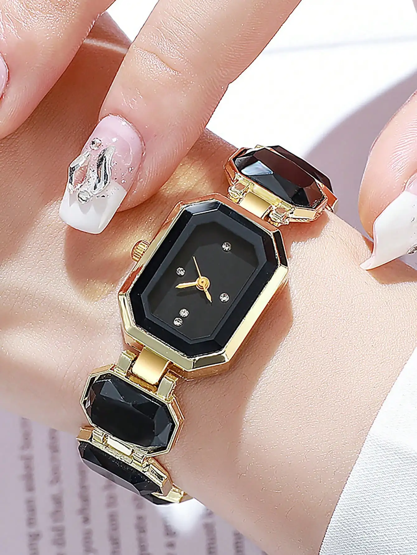 Reloj cuadrado para mujer, rel - Ladies Luxury Watch reseña y precio