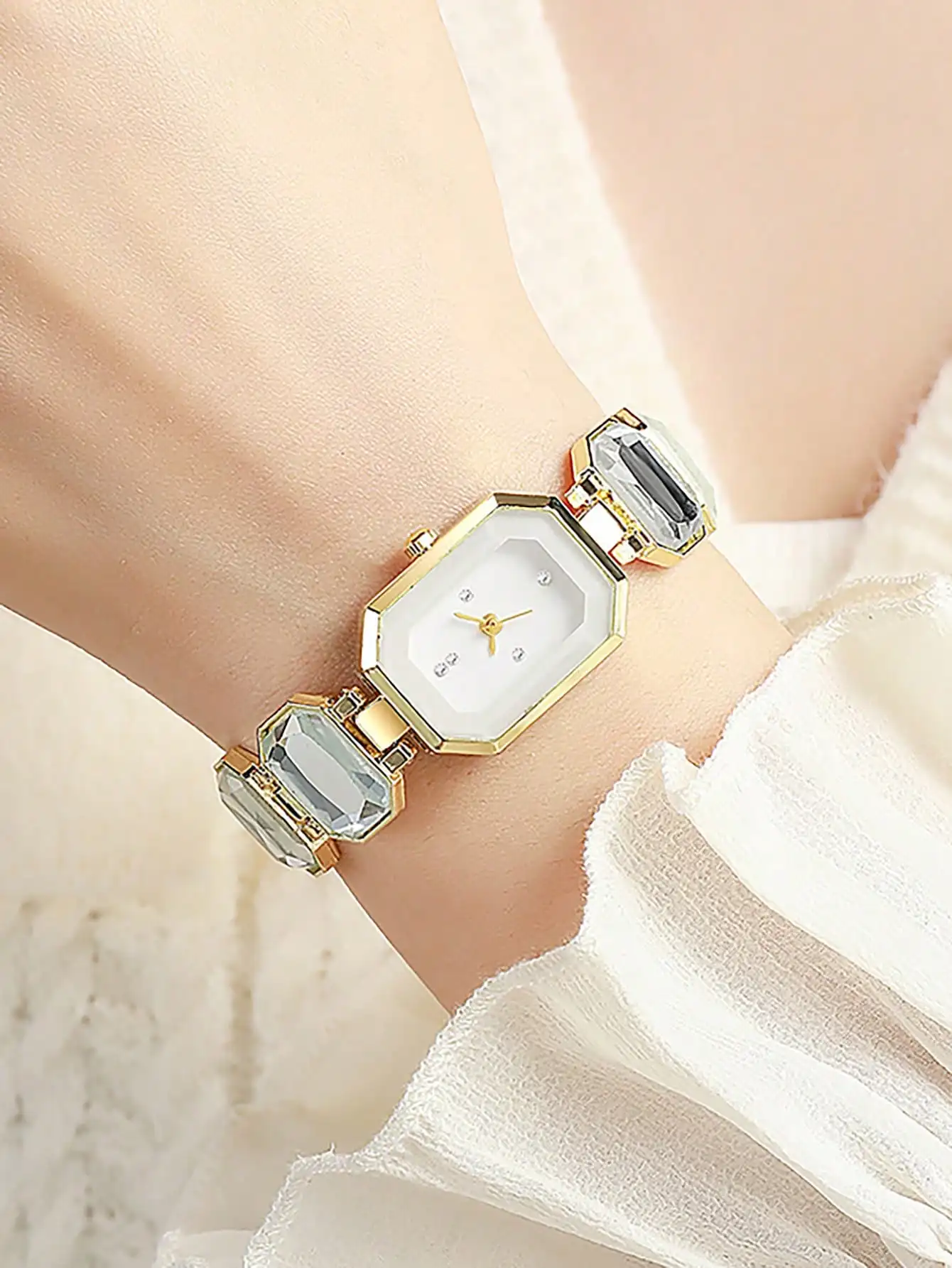 Reloj cuadrado para mujer, rel - Ladies Luxury Watch reseña y precio