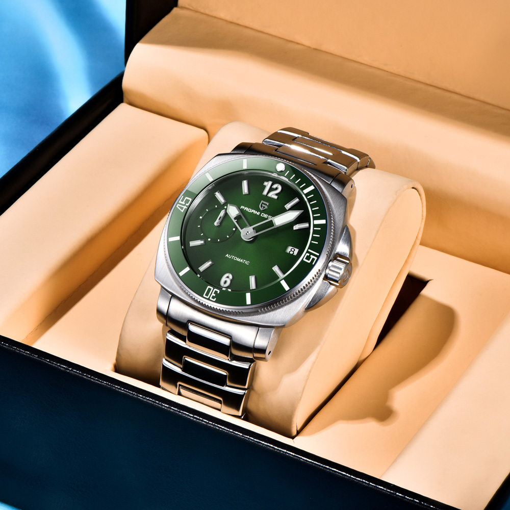 Reloj PAGANI DESIGN para hombr - Luxury Watch Green Dial reseña y precio