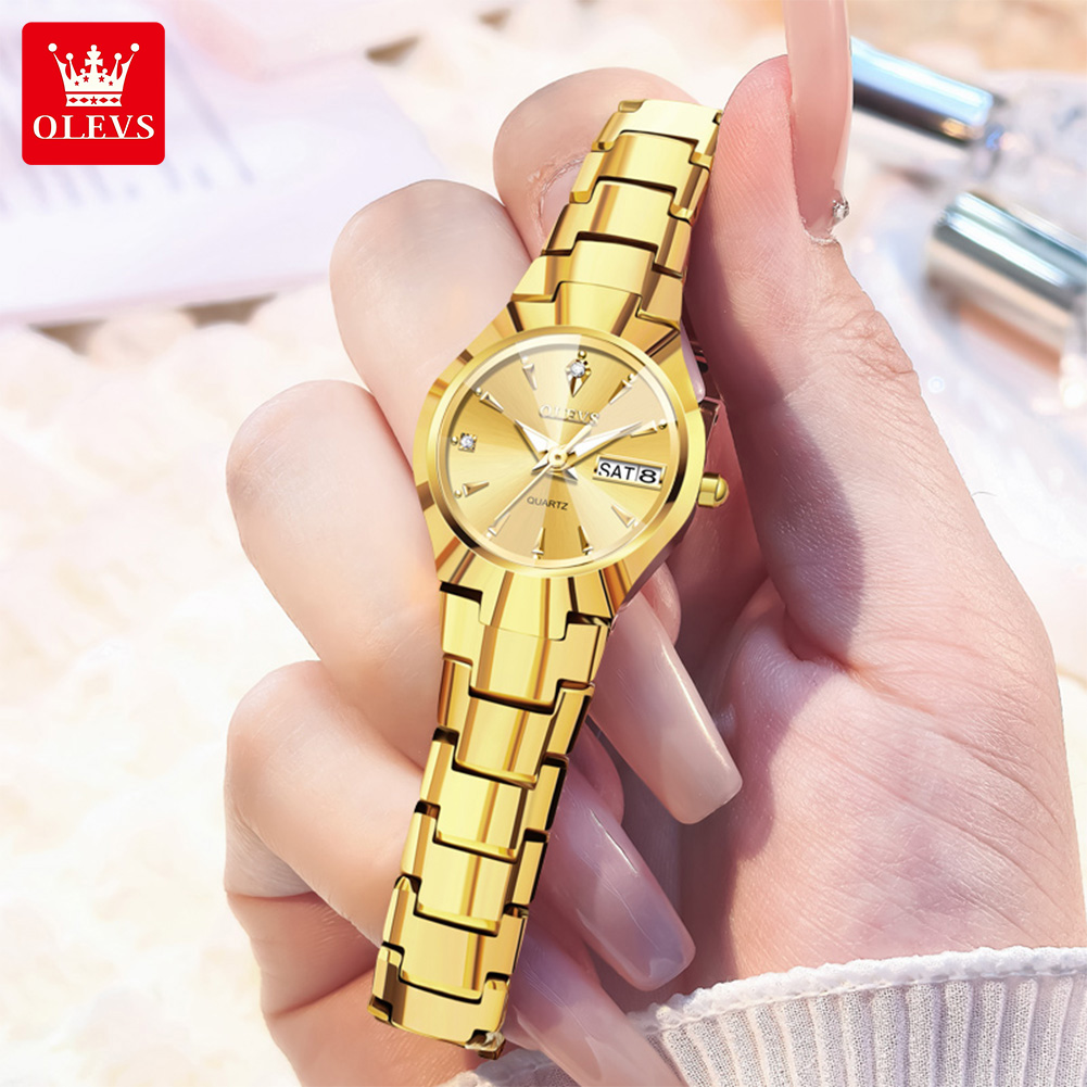 OLEVS reloj de mujer 8697 relo - Ladies Luxury Watch reseña y precio