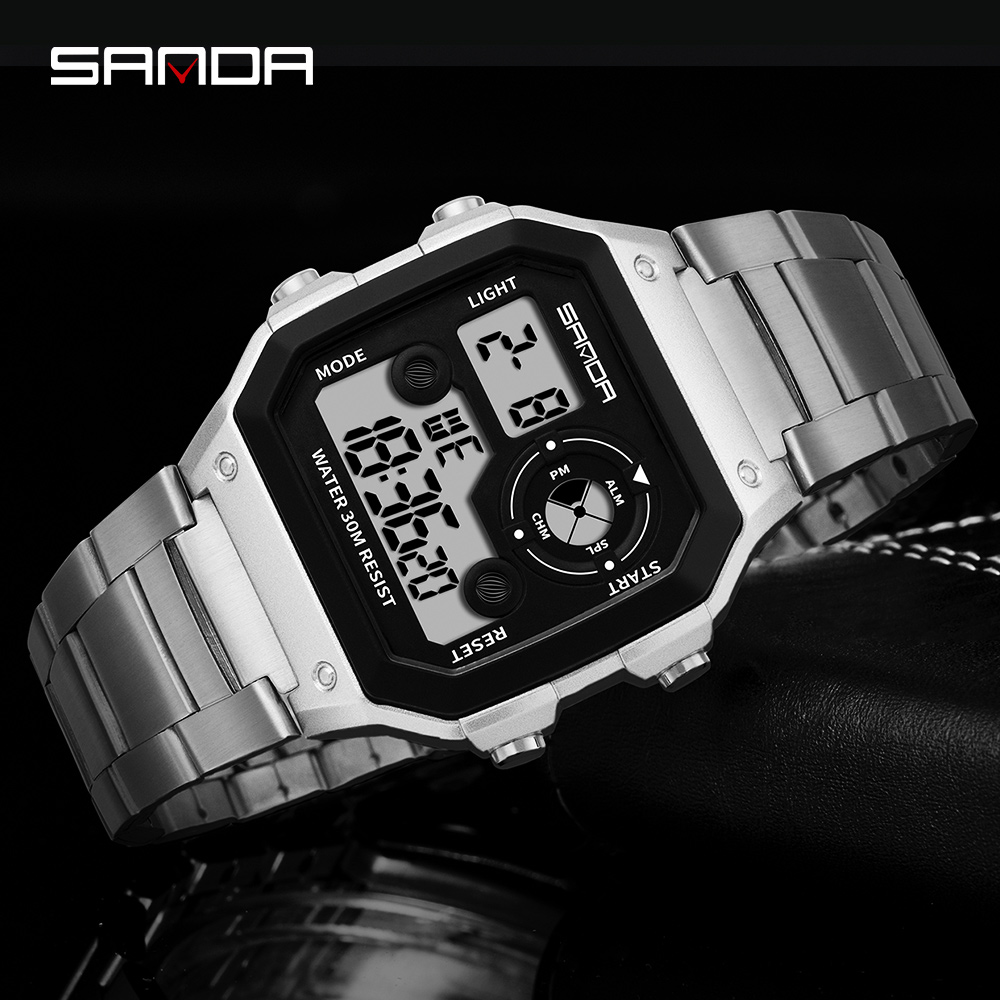 Reloj deportivo digital cuadra - Luxury Watch Shop reseña y precio