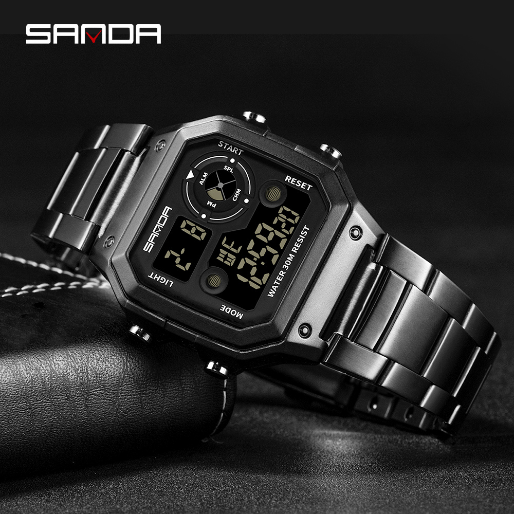 Reloj deportivo digital cuadra - Luxury Watch Shop reseña y precio