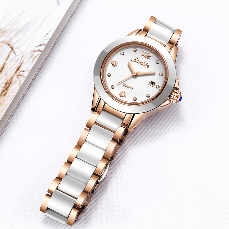Reloj Sunkta de cuarzo informa - Ladies Luxury Watch reseña y precio