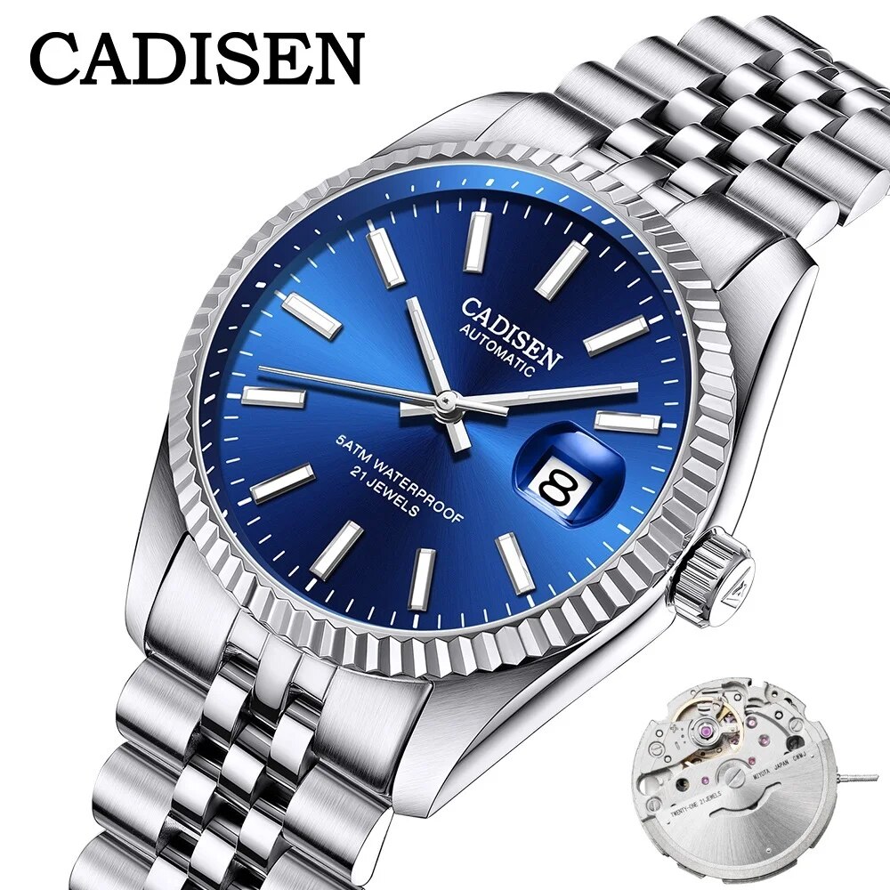 Reloj Mecánico CADISEN para ho - Rolex Watch Datejust reseña y precio