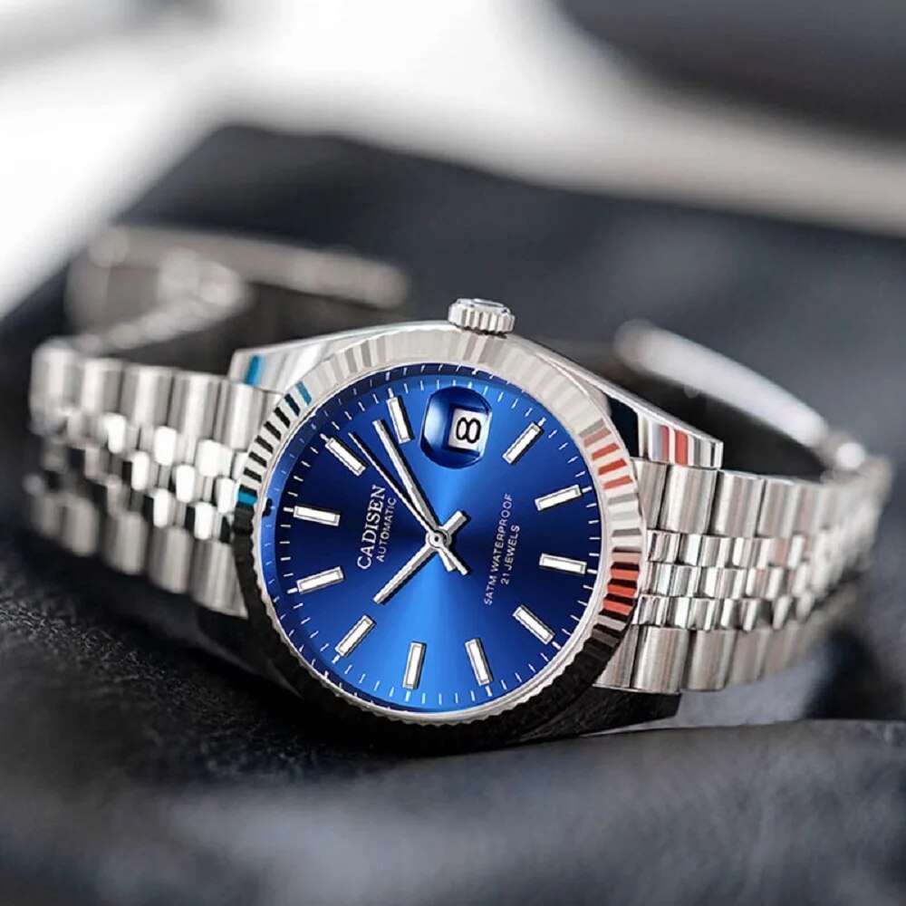 Reloj Mecánico CADISEN para ho - Rolex Watch Datejust reseña y precio