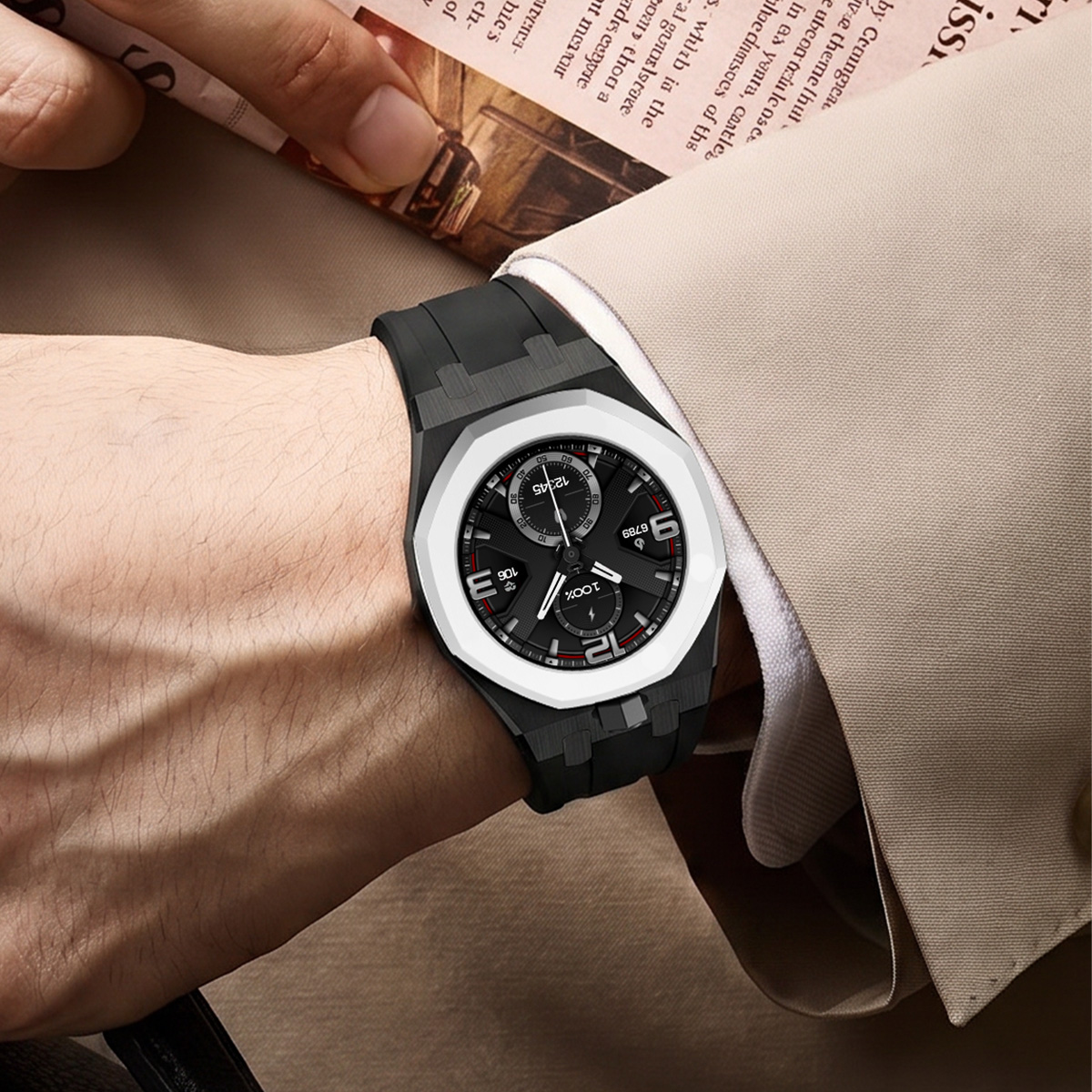 Correa de Goma para Reloj de B - Luxury X I Watch reseña y precio