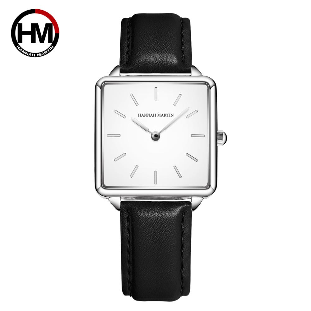 Correa de cuero genuino para m - Luxury Watch Square reseña y precio
