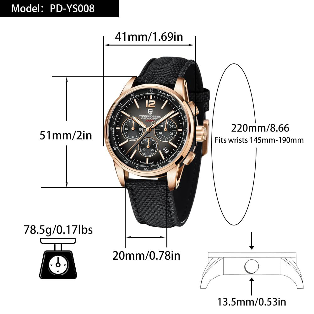 PAGANI DESIGN nuevo Reloj para - Luxury Watch Logos reseña y precio