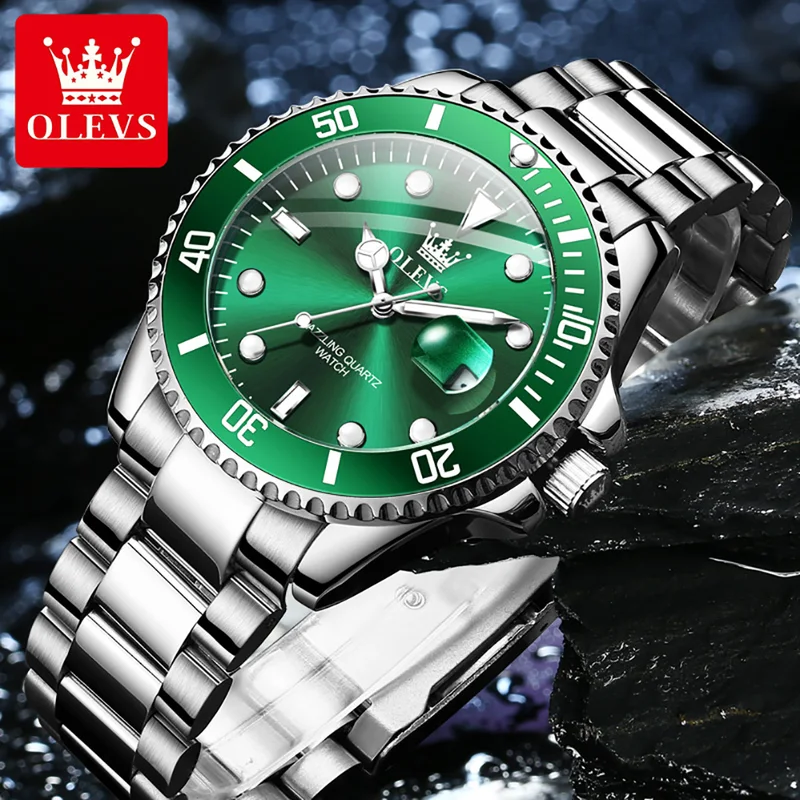 OLEVS, reloj de cuarzo Origina - Rolex Watch Datejust reseña y precio