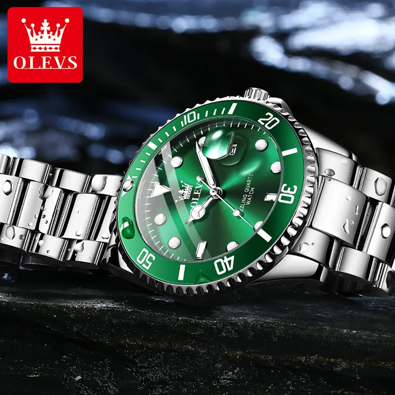 OLEVS, reloj de cuarzo Origina - Rolex Watch Datejust reseña y precio