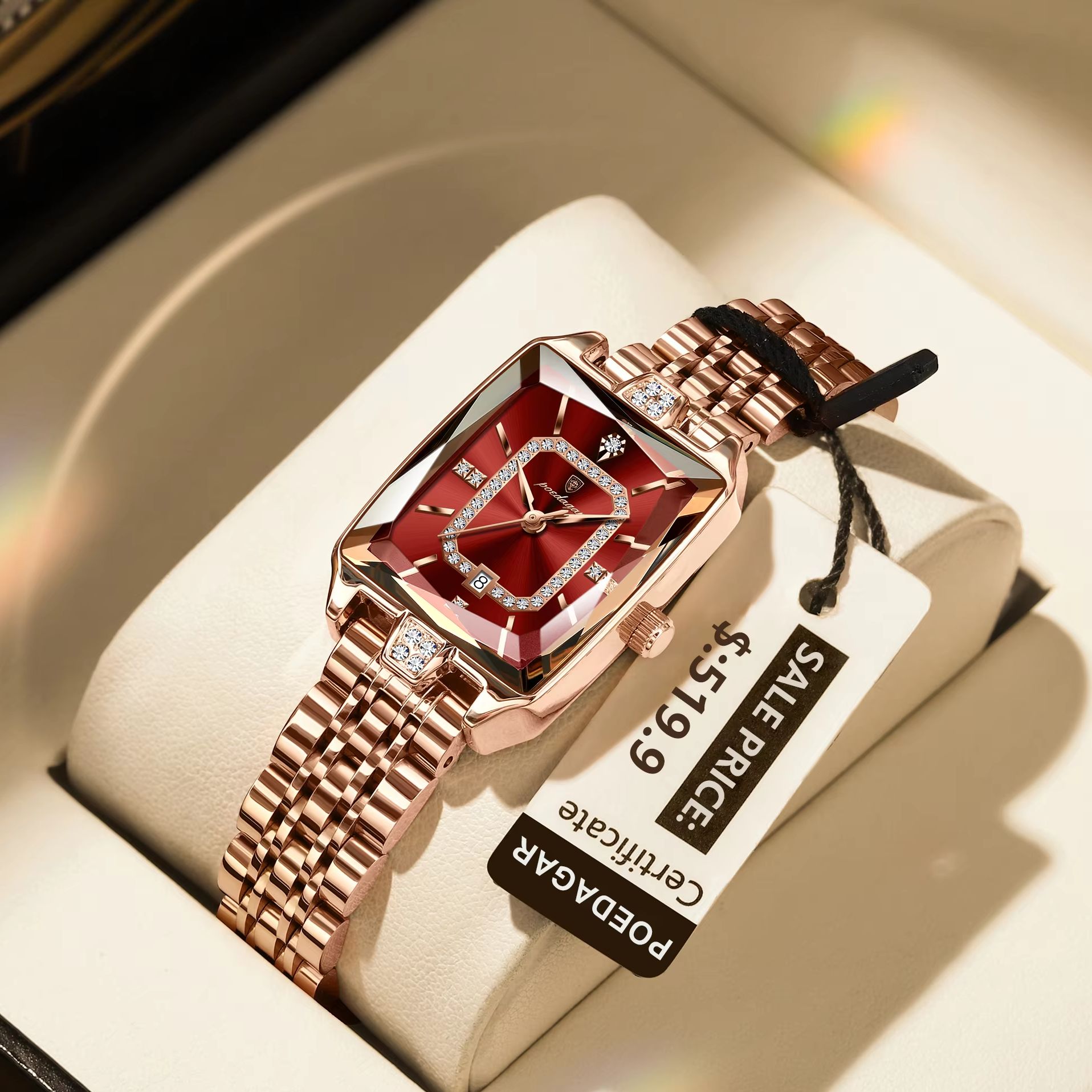 Reloj de pulsera POEDAGAR eleg - Ladies Luxury Watch reseña y precio