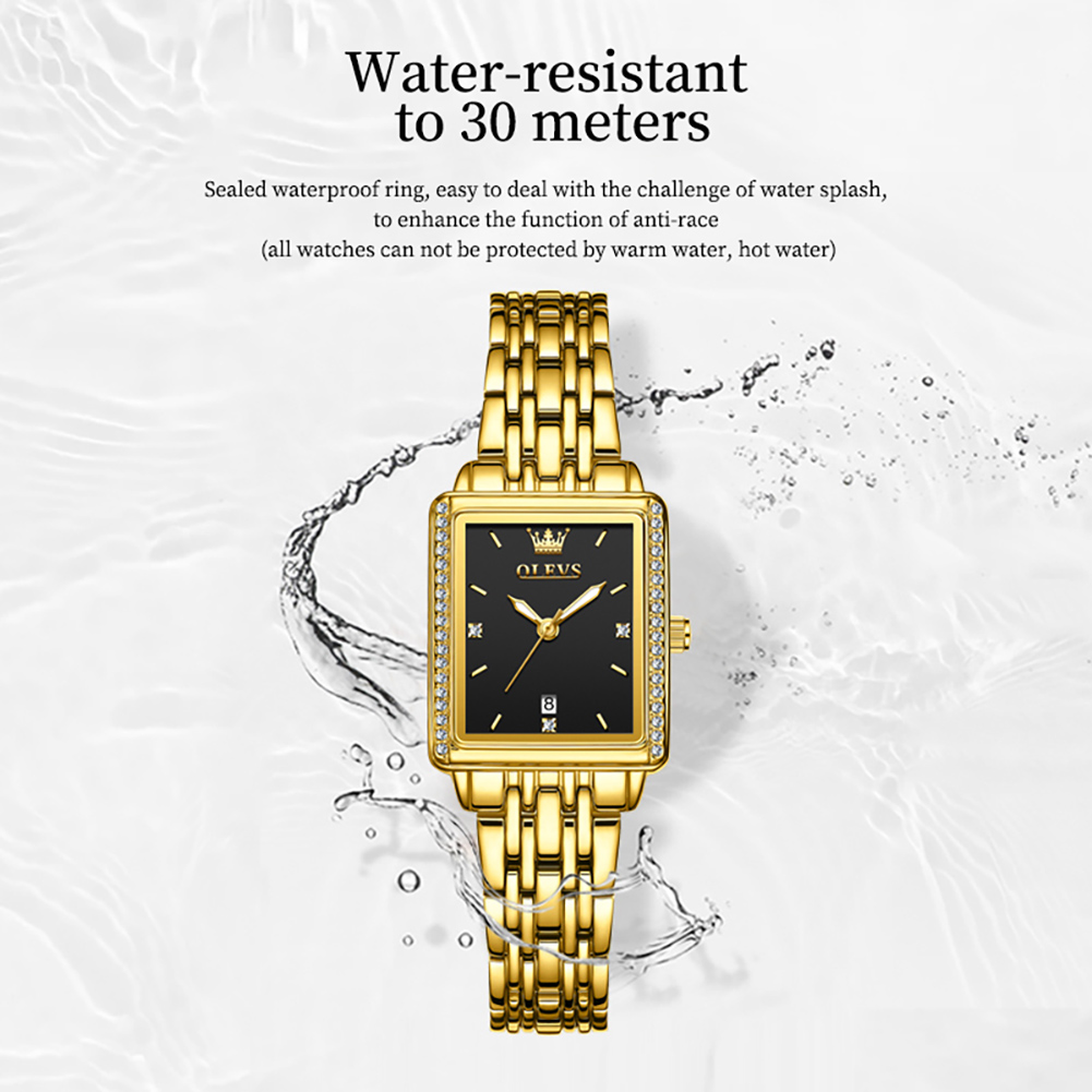 Reloj OLEVS 9995 con Fecha par - Ladies Luxury Watch reseña y precio