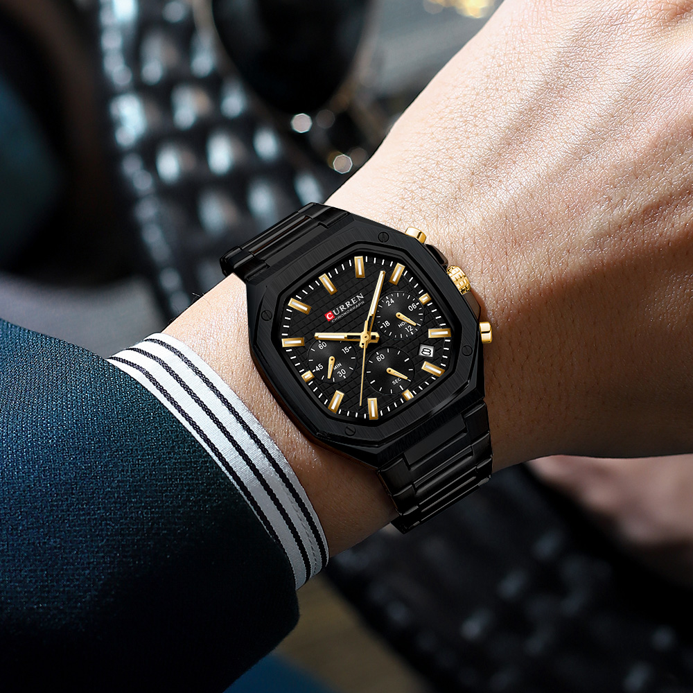 Reloj cronógrafo cuadrado de l - Luxury Watch Square reseña y precio