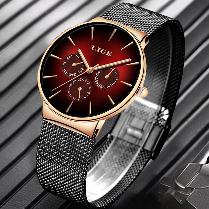¡Novedad! Relojes de moda LIGE - Luxury Watch Low Price reseña y precio