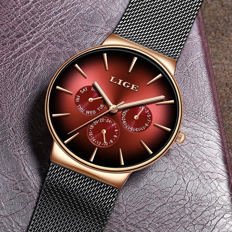 ¡Novedad! Relojes de moda LIGE - Luxury Watch Low Price reseña y precio